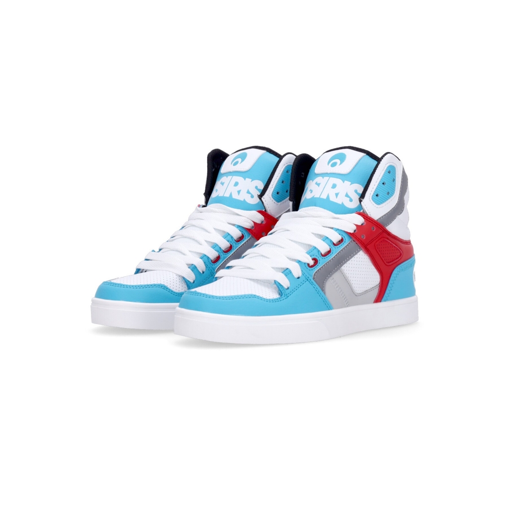 scarpe skate uomo clone WHITE/RED/CYAN