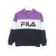 felpa cappuccio ragazzo olena blocked hoodie BLACK IRIS/AMETHYST ORCHID/BRIGHT WHITE