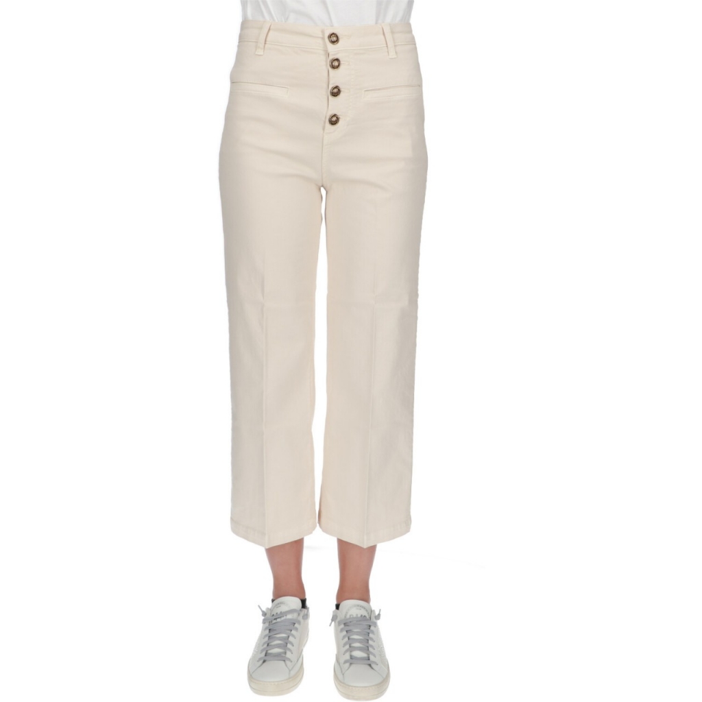 Pants LIU JO Woman color White