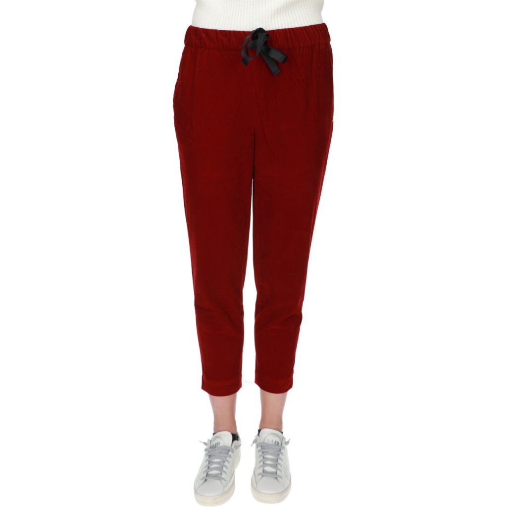 Pantalone Sun 68 Donna Coulisse Corduroy 10 ROSSO