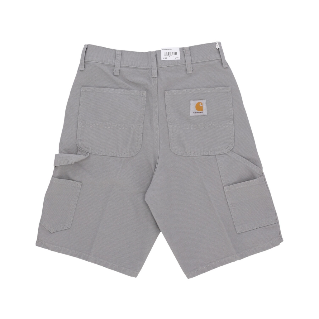 pantalone corto uomo single knee short MARENGO RINSED