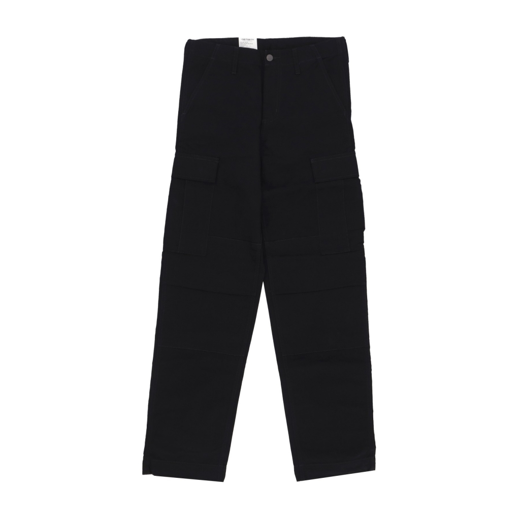 pantalone lungo uomo regular cargo pant BLACK RINSED