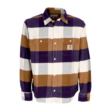 camicia manica lunga uomo l/s lyman shirt LYMAN CHECK/CASSIS