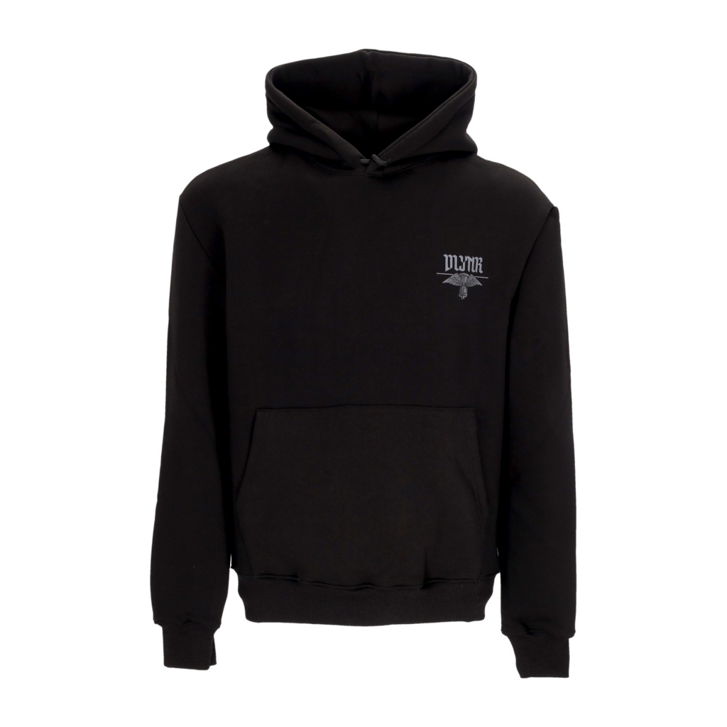 felpa cappuccio uomo plague hoodie BLACK