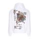 felpa cappuccio uomo ancient dragon hoodie WHITE