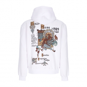 felpa cappuccio uomo ancient dragon hoodie WHITE