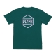 maglietta uomo logo back tee GREEN