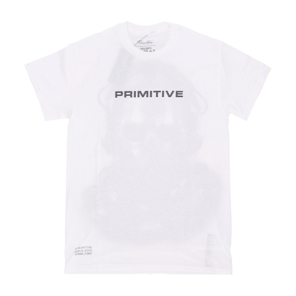 maglietta uomo ghost tee x call of duty WHITE