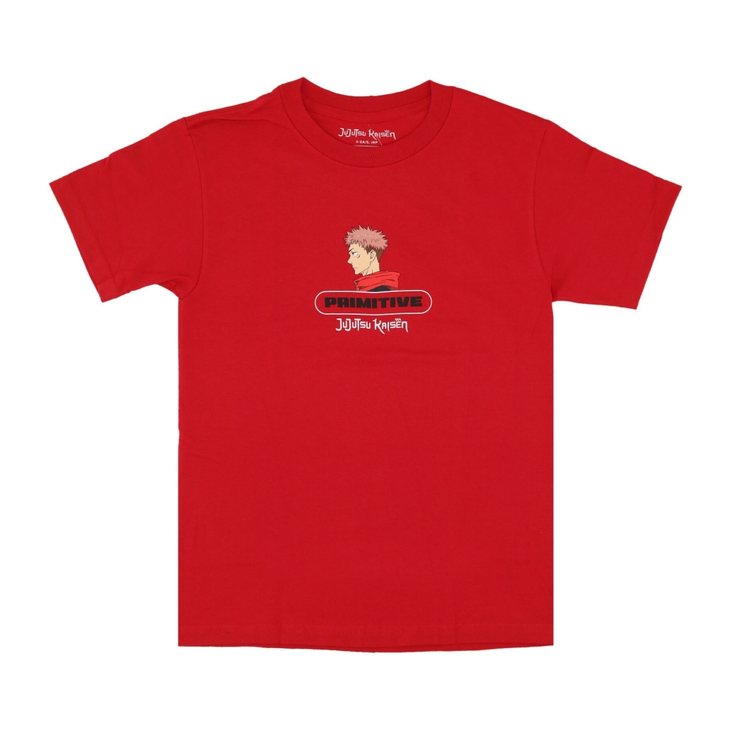 maglietta uomo yuji tee x jujutsu kaisen RED