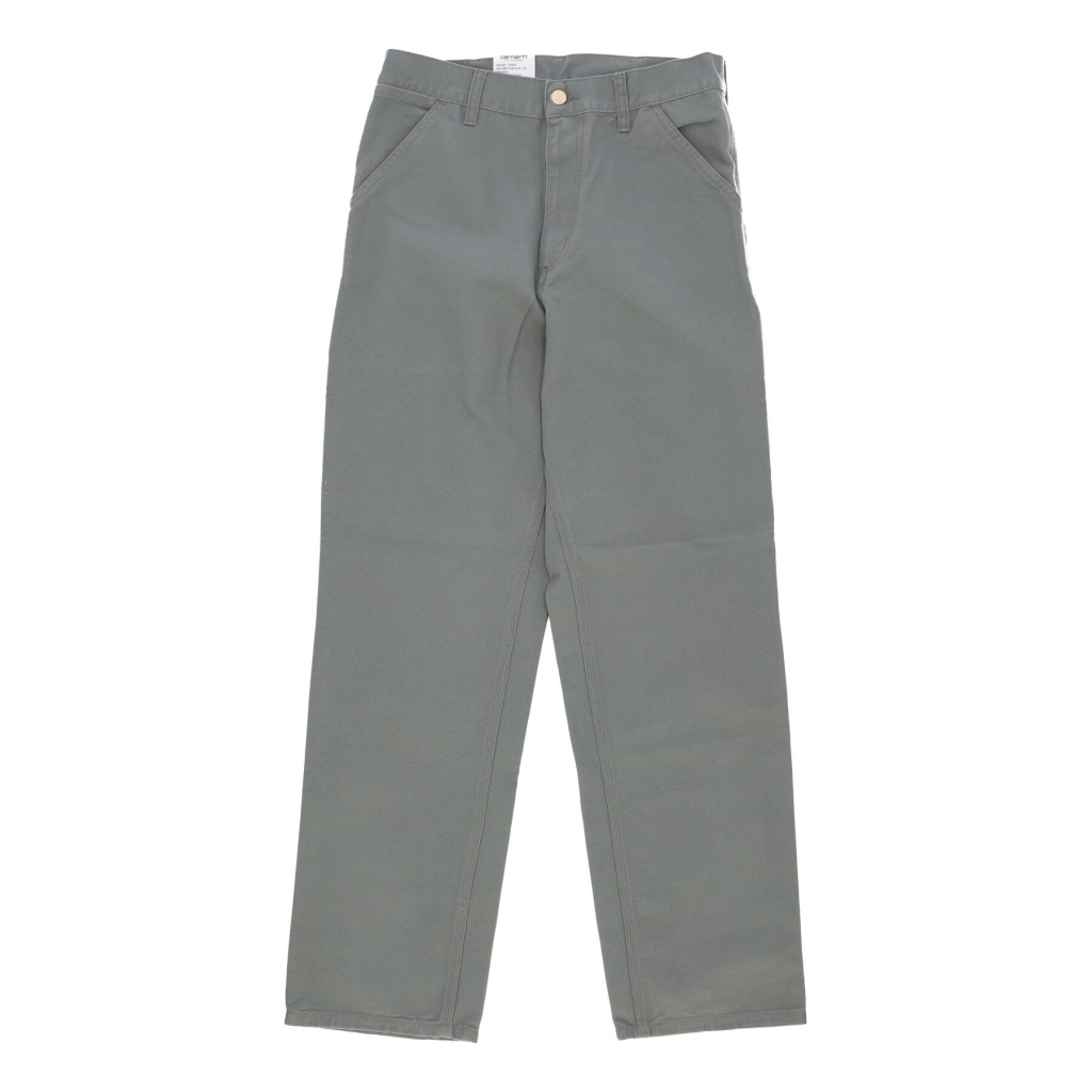 pantalone lungo uomo single knee pant SMOKE GREEN RINSED