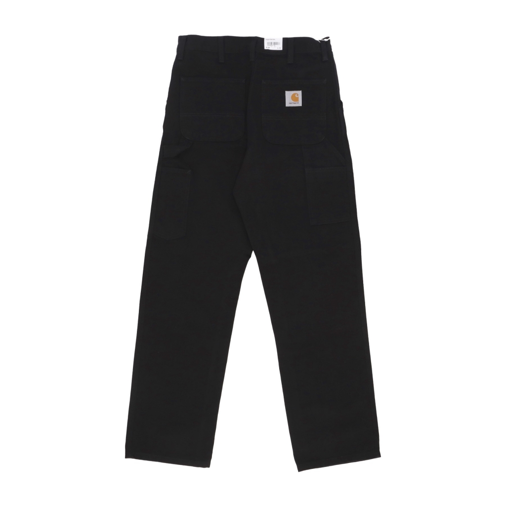 pantalone lungo uomo single knee pant BLACK RINSED