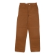 pantalone lungo uomo single knee pant DEEP H BROWN AGED CANVAS