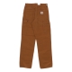 pantalone lungo uomo single knee pant DEEP H BROWN AGED CANVAS