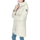 Giacca Save The Duck Donna Nellie Cappotto Cappuccio RAINY BEIGE