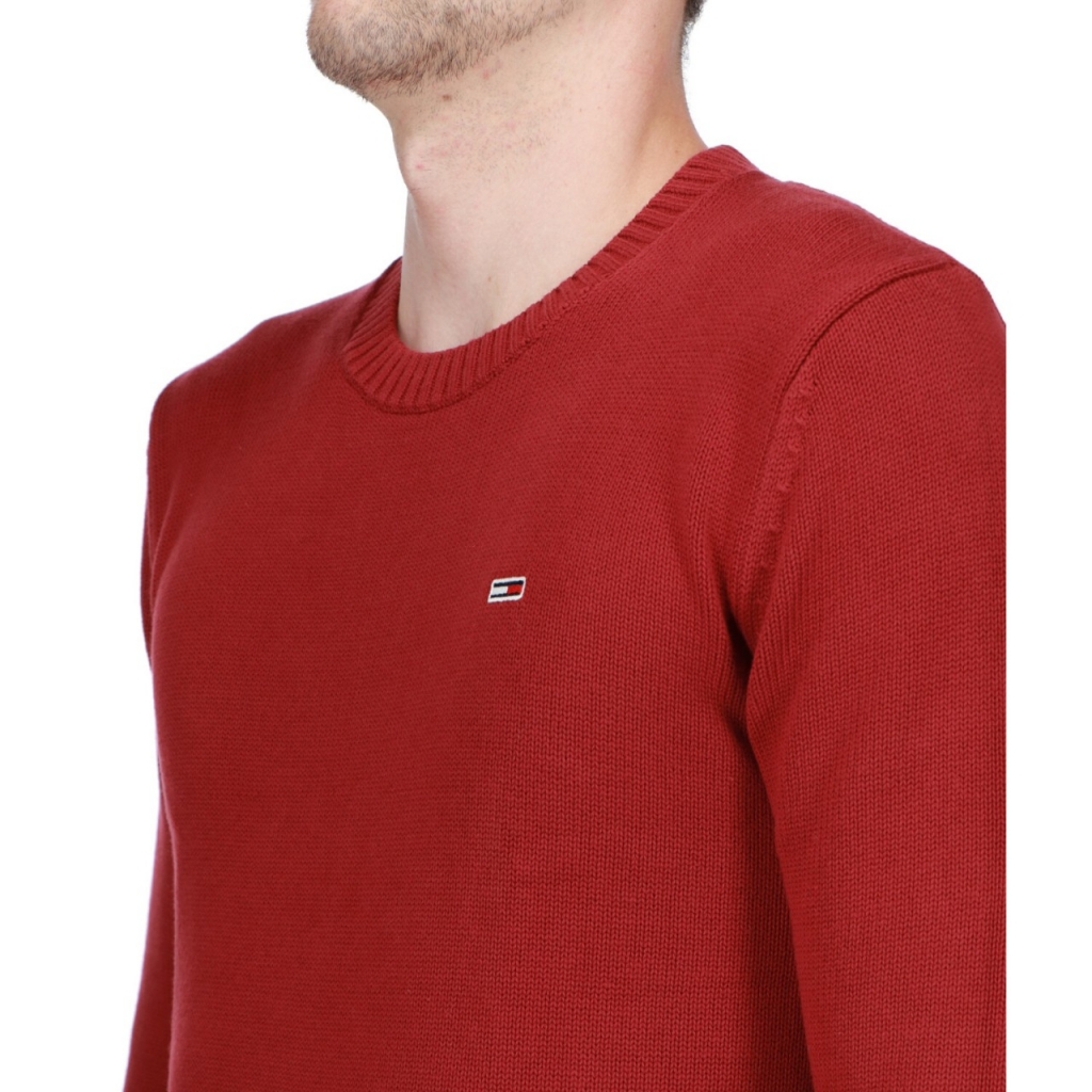 Maglia Tommy Hilfiger Jeans Uomo Tjm Essential Crew XJS ROUGE