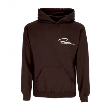 felpa cappuccio uomo open arms hoodie BROWN