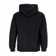 felpa cappuccio uomo payday hoodie BLACK