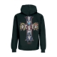 felpa cappuccio uomo cross hoodie x guns n roses FOREST GREEN