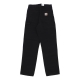 pantalone lungo uomo single knee pant BLACK AGED CANVAS