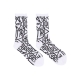 calza media uomo monogram socks WHITE