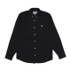 camicia manica lunga uomo l/s madison shirt BLACK/WAX