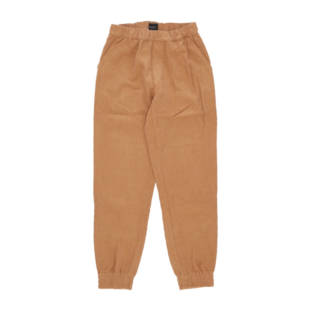 pantalone lungo donna civic cord pant COGNAC