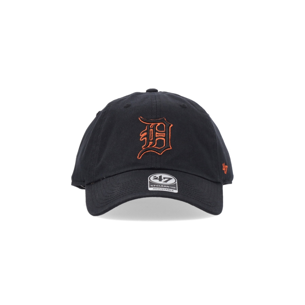 cappellino visiera curva uomo mlb clean up dettig BLACK