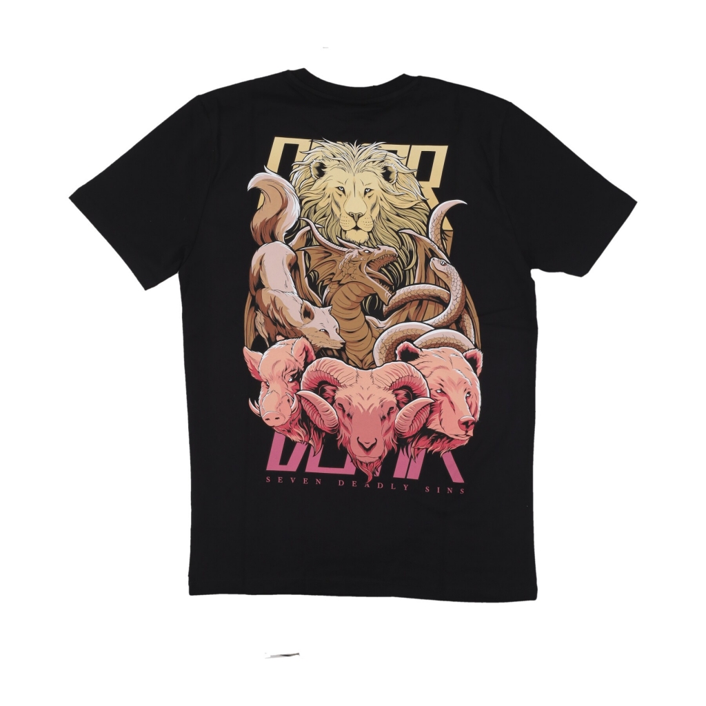 maglietta uomo 7 deadly sins tee BLACK