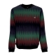 felpa girocollo uomo vintachi crew BLACK/RED