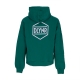 felpa cappuccio uomo logo back hoodie GREEN