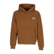 felpa cappuccio uomo logo back hoodie BROWN