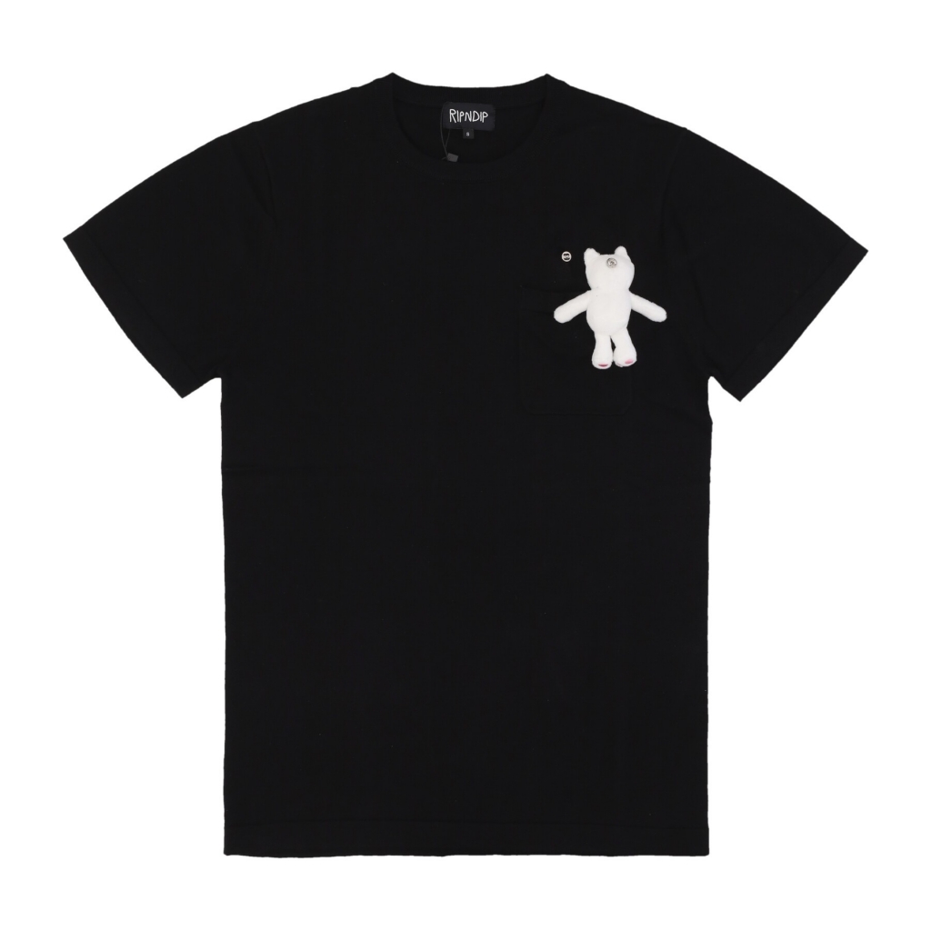 maglietta uomo nermy buddy pocket tee BLACK