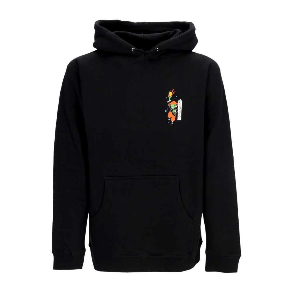 felpa cappuccio uomo ryu hoodie BLACK