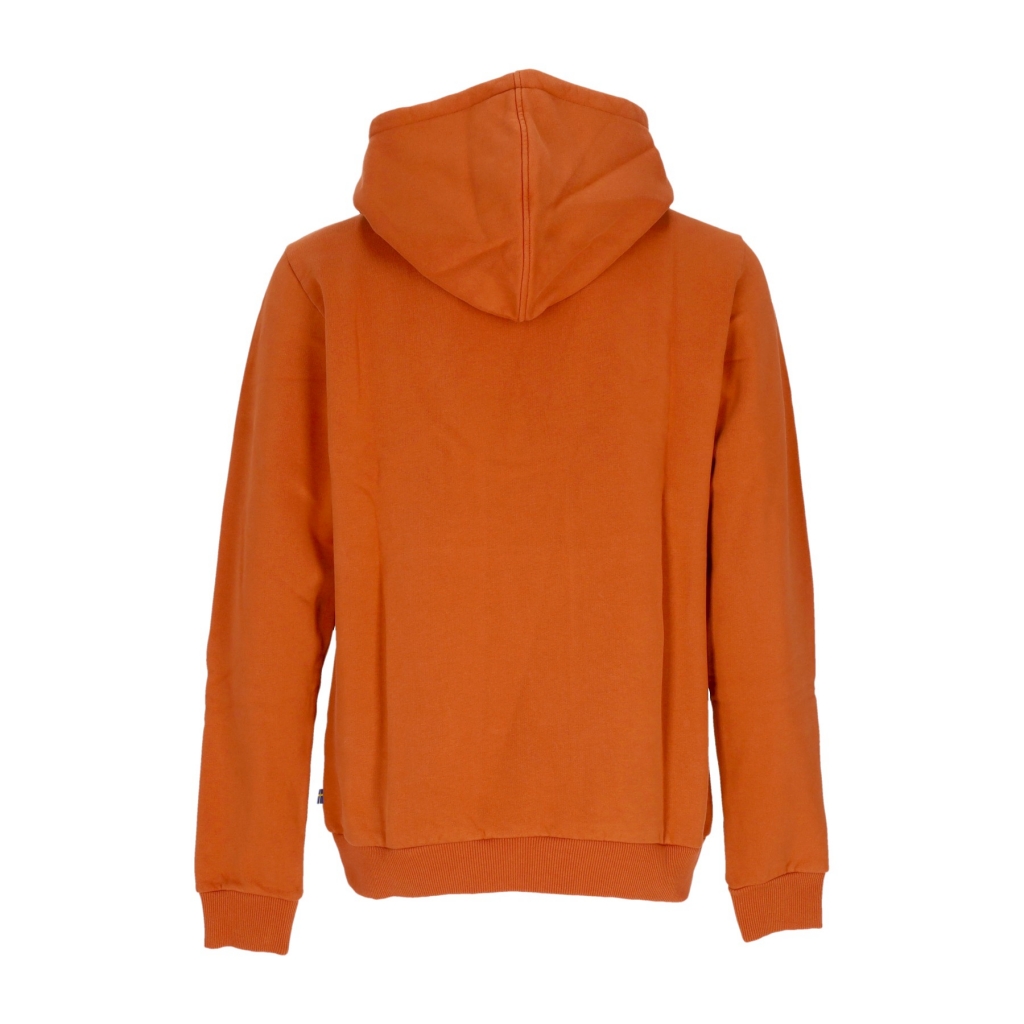 felpa cappuccio uomo logo hoodie TERRACOTTA BROWN