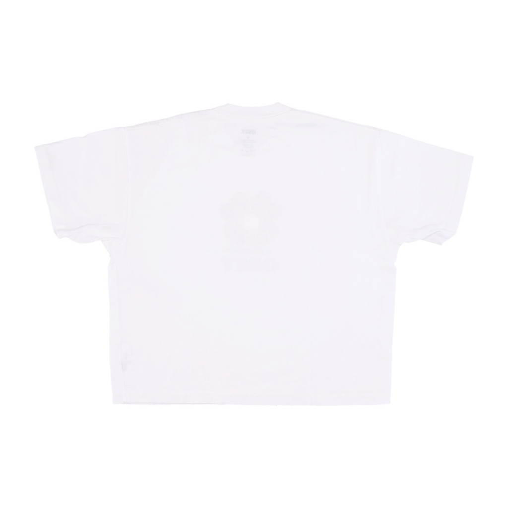 maglietta corta donna growth custom crop tee WHITE