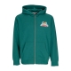 felpa cappuccio zip uomo heaven angel premium zip hooded fleece ADVENTURE GREEN