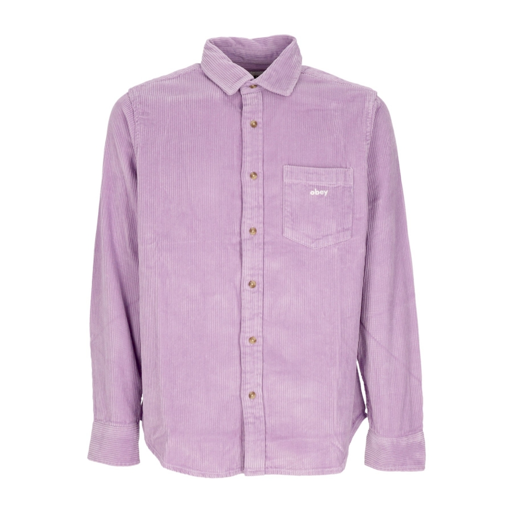 camicia manica lunga uomo miles l/s woven PURPLE ROSE