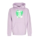 felpa cappuccio donna love hurts 2 basic hooded fleece LAVENDER