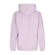 felpa cappuccio donna love hurts 2 basic hooded fleece LAVENDER