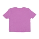 maglietta corta donna worldwide butterfly cropped emma fitted tee MULBERRY PURPLE