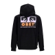 felpa cappuccio uomo subvert premium hooded fleece BLACK