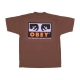 maglietta uomo subvert heavyweight classic box tee SEPIA