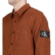 Camicia Calvin Klein Jeans Uomo Reg Fit Corduroy GQM FUDGE BROWN