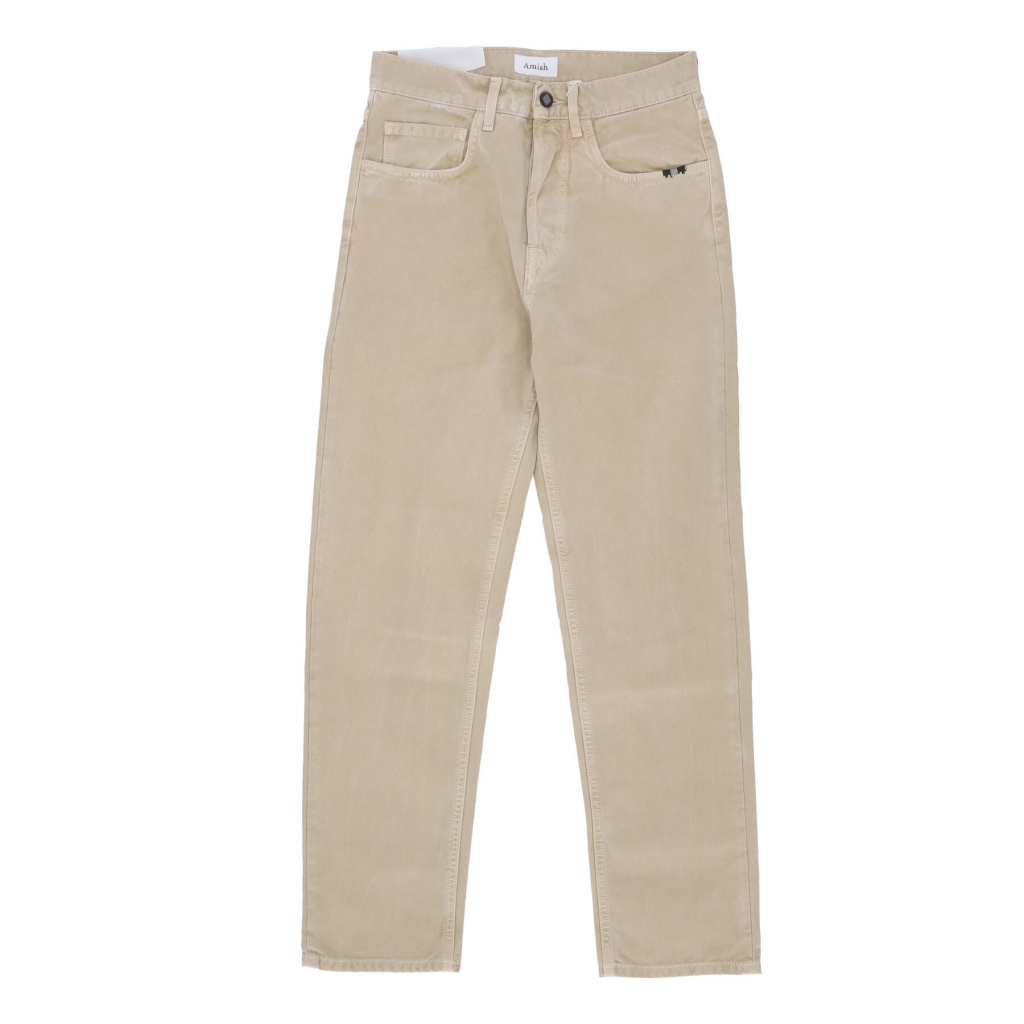 pantalone lungo uomo jeremiah straight canvas MUD DYE SAND