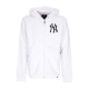 felpa cappuccio zip uomo mlb burnside zip hoodie neyyan WHITE WASH