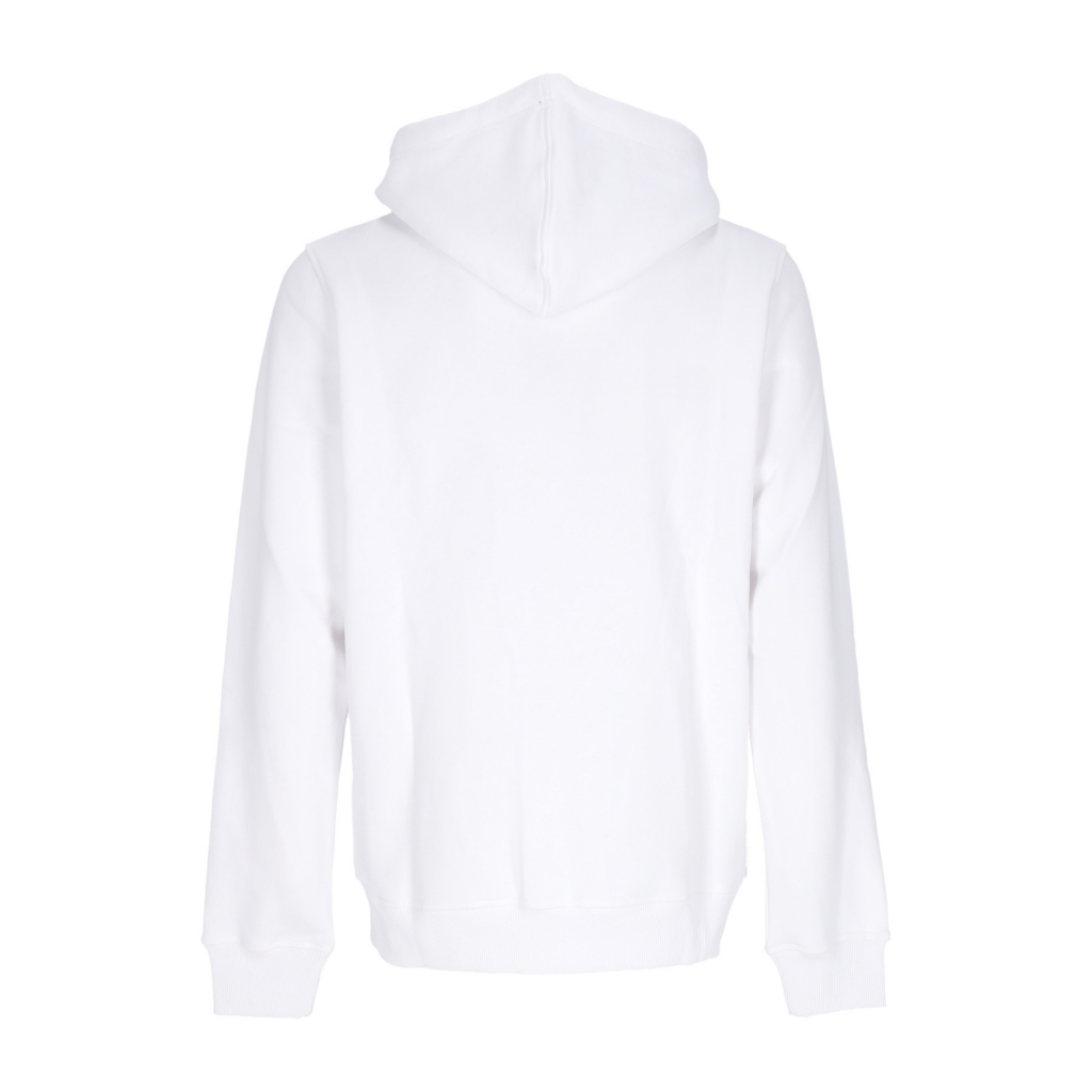 felpa cappuccio zip uomo mlb burnside zip hoodie neyyan WHITE WASH