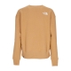 felpa girocollo donna w essential crewneck ALMOND BUTTER