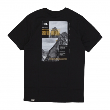 maglietta uomo collage tee BLACK/SUMMIT GOLD