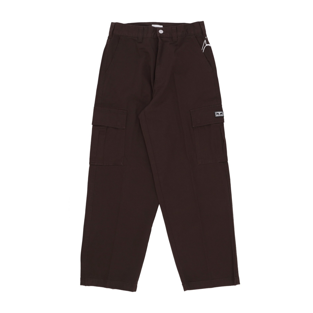 pantalone lungo uomo bigwig baggy twill cargo pant JAVA BROWN