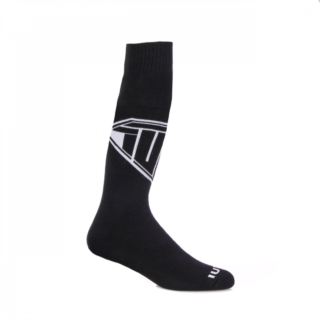 calza media uomo logo socks BLACK